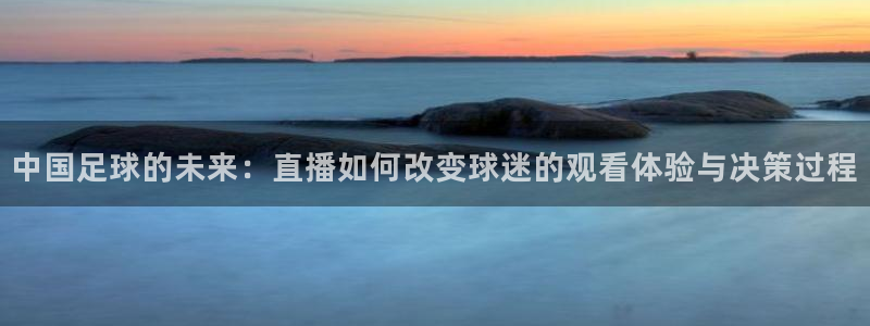 火凤足球比赛直播：中国足球的未来：直播如何改变球迷的观看体验与决策过程